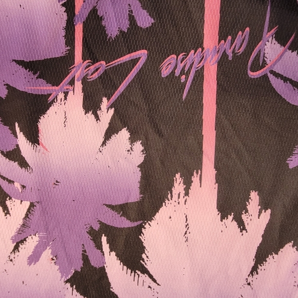 WESC ATHLETIC BASKETBALL TANK PARADISE LOST PURPLE UNISEX (men's S / Women's M) - Picture 5 of 11